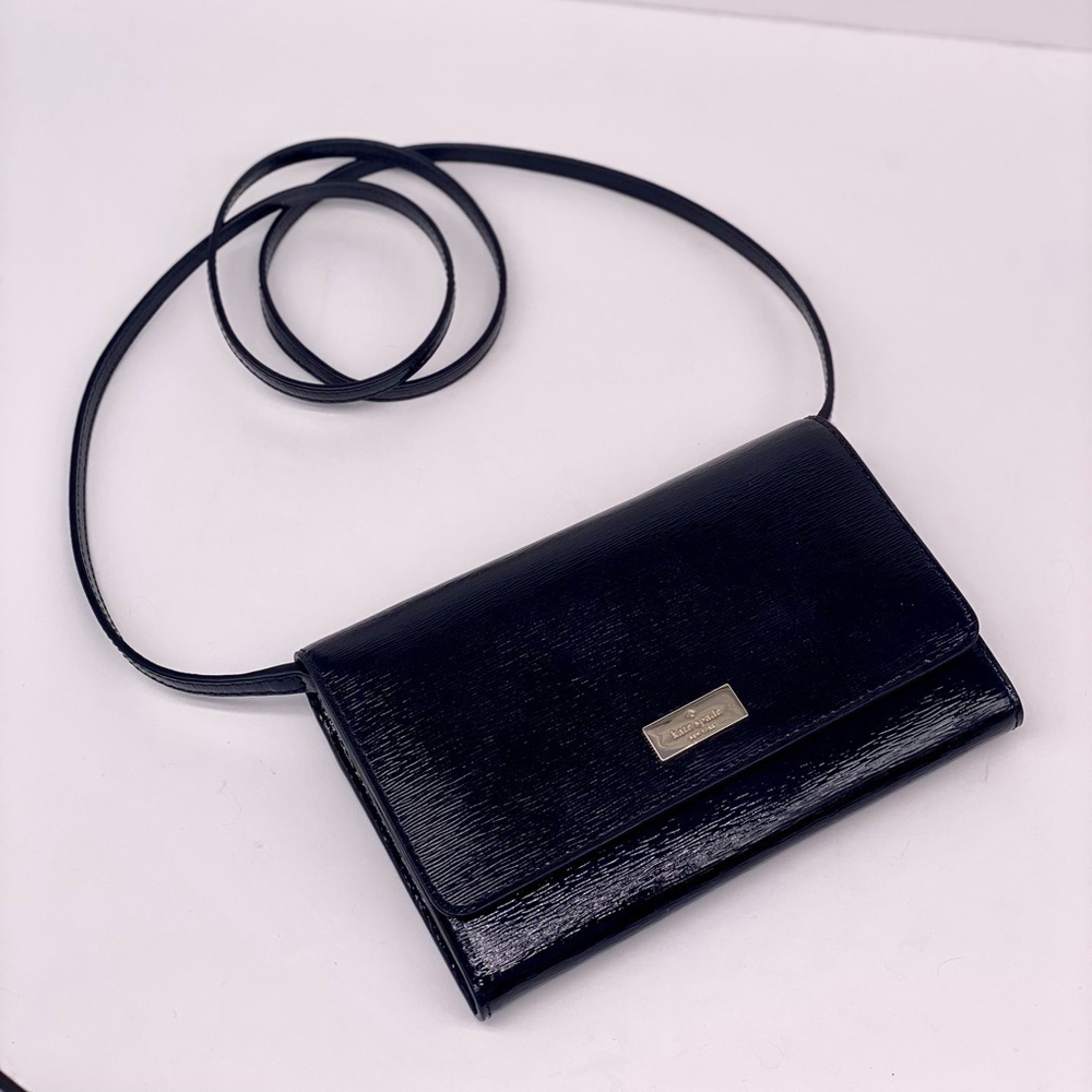 Kate Spade Sleek Black Crossbody Bag